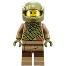 LEGO Resistance Trooper with Olive Green Helmet and Ammo Minifigure