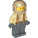 LEGO Resistance Trooper med Beige Jakke og Rynke panden Minifigur