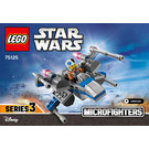 LEGO Resistance X-Flügel Fighter Microfighter 75125 Instructions