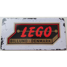 LEGO Retro logo Tin sign (TINSIGN)