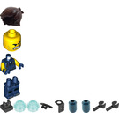 LEGO Rex Dangervest mit Jetpack Minifigur