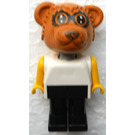 LEGO Ricky Raccoon with White Top without Mask Fabuland Figure