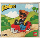 LEGO Ricky Racoon Aan his Scooter 324-1 Instructions