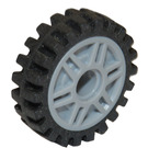 LEGO Rim Narrow Ø18 x 7 and Pin Hole with Deep Spokes and Brake Rotor with Narrow Tire Ø24 x 7mm (13971)