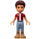 LEGO River med Rød Jakke Minifigur