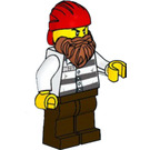 LEGO Robber avec Barbe Minifigurine