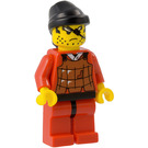 LEGO Robber jossa Musta rag Hattu Minihahmo