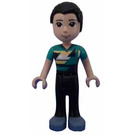 LEGO Robert met Groen en Geel Top Minifiguur