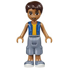 LEGO Robert avec Sand Bleu Shorts et Sweatshirt à Capuche Minifigurine