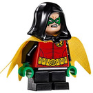 LEGO Robin met Zwart Korte benen en Kap Minifiguur