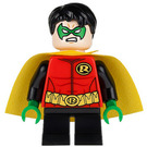 LEGO Robin with Black Short Legs and Tousled Hair Minifigure