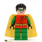 LEGO Robin med Grønn Ben og Maske med Kort hår Minifigur