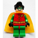 LEGO Robin med Grøn Ben og Maske med Bølget Hår Minifigur