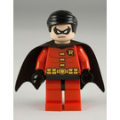 LEGO Robin with Red Suit and Black Cape Minifigure