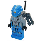 LEGO Robot Sidekick (Dark Azure) with Jet Pack Minifigure
