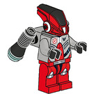 LEGO Robot Sidekick (Red) with Jet Pack Minifigure
