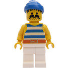 LEGO Rock Island Refuge Pirat med Stor Moustache Minifigur