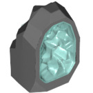 LEGO Felsen mit Transparent Light Blau Crystal (49656)
