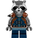 LEGO Rocket Raccoon with Gray Fur and Reddish Brown Top Minifigure