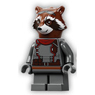 LEGO Rocket Raccoon with Reddish Brown Fur and Gray Suit Minifigure