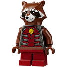 LEGO Rocket Raccoon with Reddish Brown Fur and Pearl Dark Gray Top Minifigure