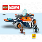 LEGO Rocket's Warbird vs. Ronan Set 76278 Instructions