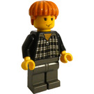 LEGO Ron Weasley with Black Plaid Shirt Minifigure
