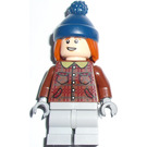 LEGO Ron Weasley - Reddish Brown Plaid Jacket, Light Bluish Gray Medium Legs, Dark Orange Hair with Dark Blue Stocking Cap