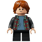 LEGO Ron Weasley with Gray Plaid Shirt and Black Short Legs Minifigure