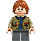 LEGO Ron Weasley with Olive Green Jacket and Blue Jumper Minifigure