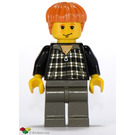 LEGO Ron Weasley with Plaid Black and White Shirt Minifigure