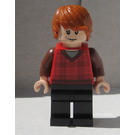 LEGO Ron Weasley s Červená Check Waistcoat Minifigurka