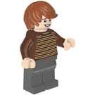 LEGO Ron Weasley with Reddish Brown Striped Jumper Minifigure