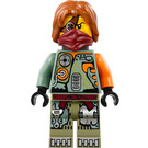 LEGO Ronin avec Rouge Foncé Face Masquer et Scabbard Minifigurine