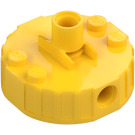 LEGO Rotondo Mattoncino 4 x 4 x 2 con Magnete (65209)