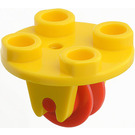 LEGO Round Plate 2 x 2 with Red Wheel (2655)