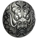 LEGO Round Shield with Curved Face with Ninjago Dragon (67625 / 75902)