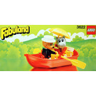 LEGO Rowboat with Lionel Lion and Hannah Hippopotamus 3622