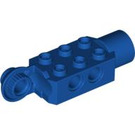 LEGO Royal Blue Brick 2 x 3 with Holes, Rotating with Socket (47432)