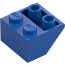 LEGO Koningsblauw Helling 2 x 2 (45°) Omgekeerd met platte afstandsring eronder (3660)