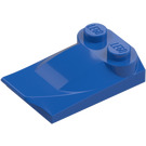 LEGO Royal Blue Slope 2 x 3 x 0.7 Curved with Wing (47456 / 55015)