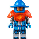 LEGO Royal Soldier with Neon Reddish Orange Armor and Helmet with Broad Brim Minifigure