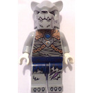 LEGO Saber Tooth Tiger Tribe Warrior with White Fangs Minifigure