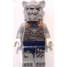 LEGO Saber Zub Tygr Tribe Warrior s Bílá Fangs Minifigurka