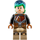 LEGO Sabine Wren med Grøn og Blå Hår Minifigur