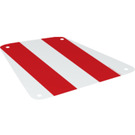 LEGO Sail 17 x 19 with Red Thick Stripes (69264)