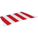 LEGO Sail 17 x 33 Top with Red Thick Stripes (69263)