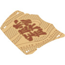 LEGO Sail Tattered with Dark Red Asian Symbols (113945)