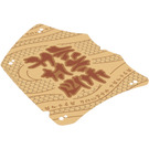 LEGO Sail Tattered with Dark Red Asian Symbols (113946)