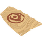 LEGO Sail Tattered with Dark Red Horned Skull (113944)